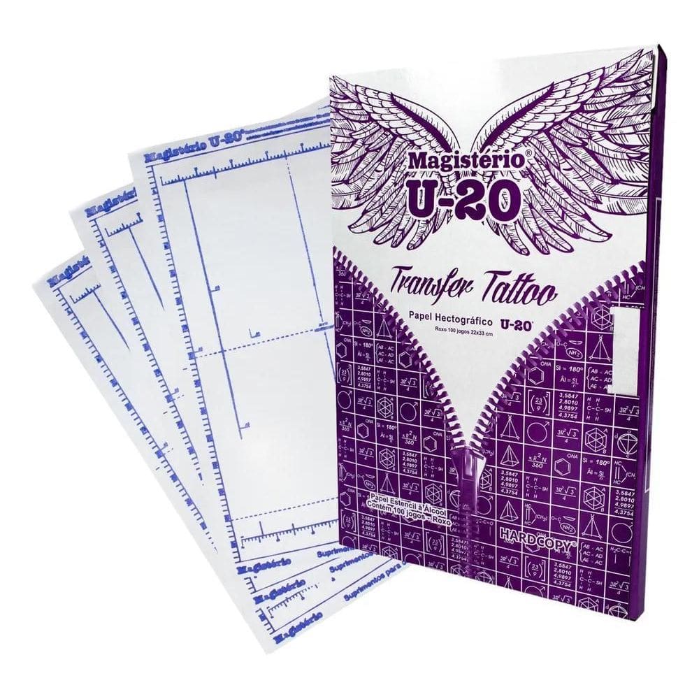 3X Papel Hectografico U-20 Roxo 22X33 Hc-101 Hardcopy 10 Uni