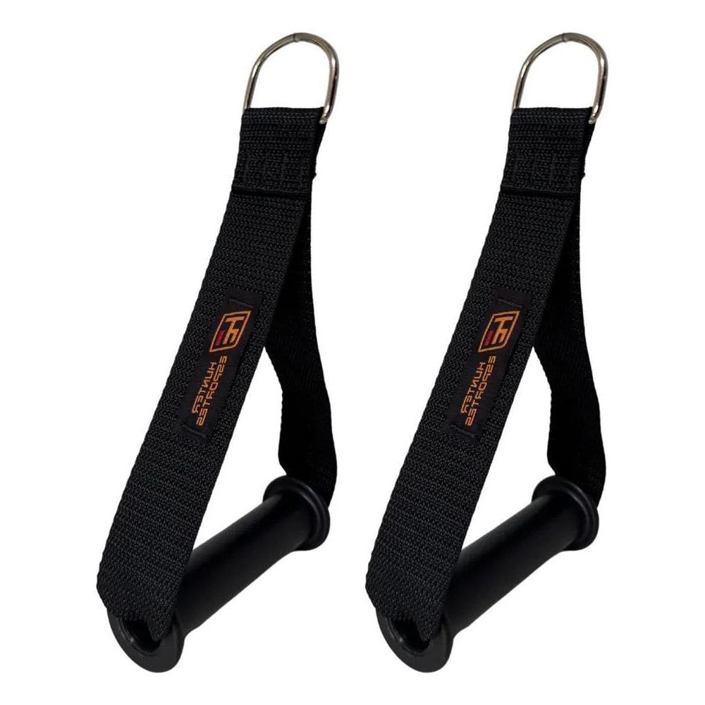 3X Puxador De Mão Alça Para Cross Over Pilates Remada Academ