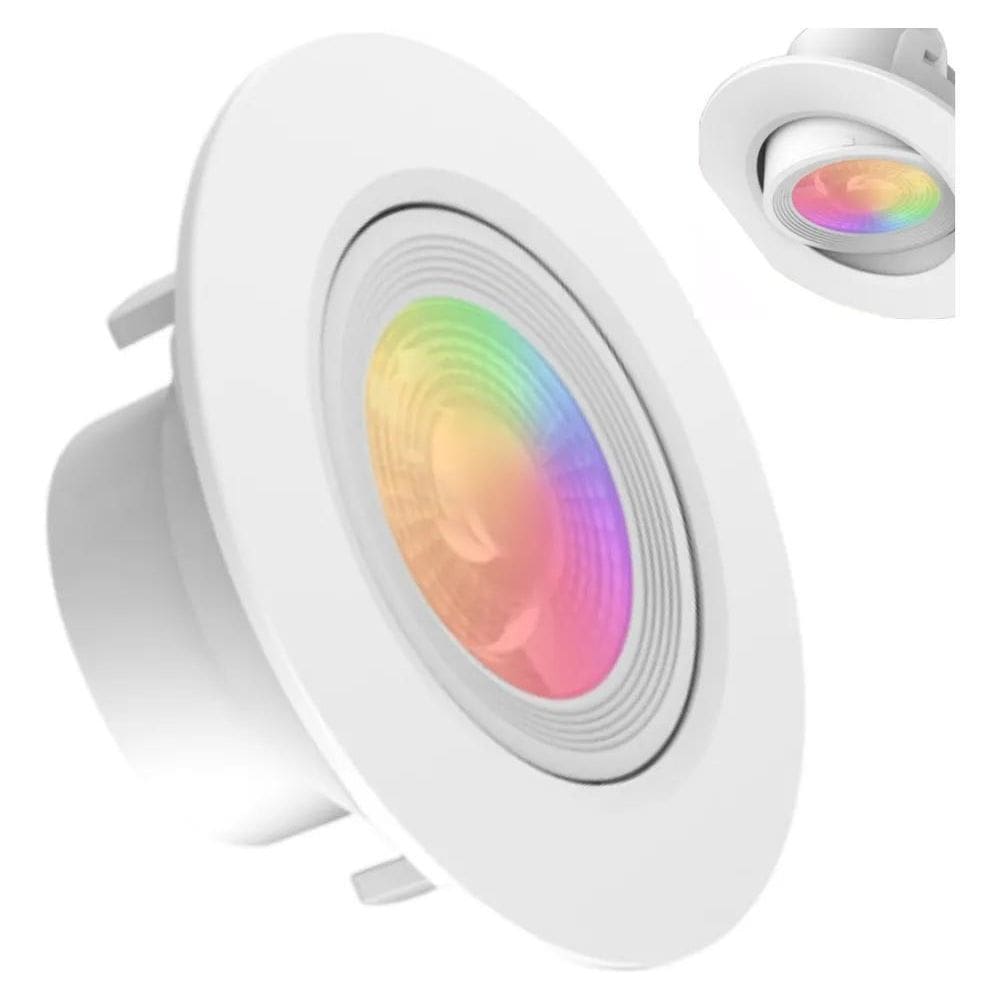 3X Spot Led Inteligente Rgb Smart Wifi Alexa Google Assisten