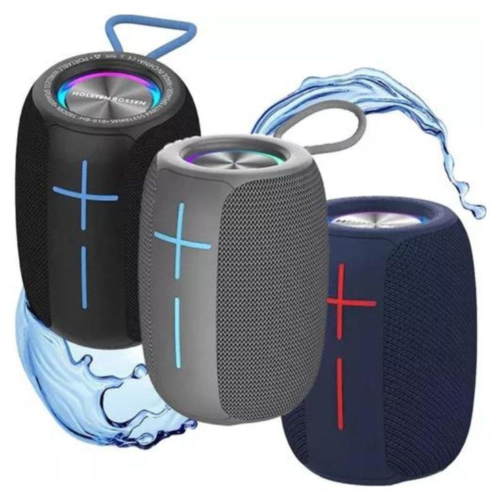 Mini Caixa De Som Bluetooth Resistente À Água Sem Fio Rgb