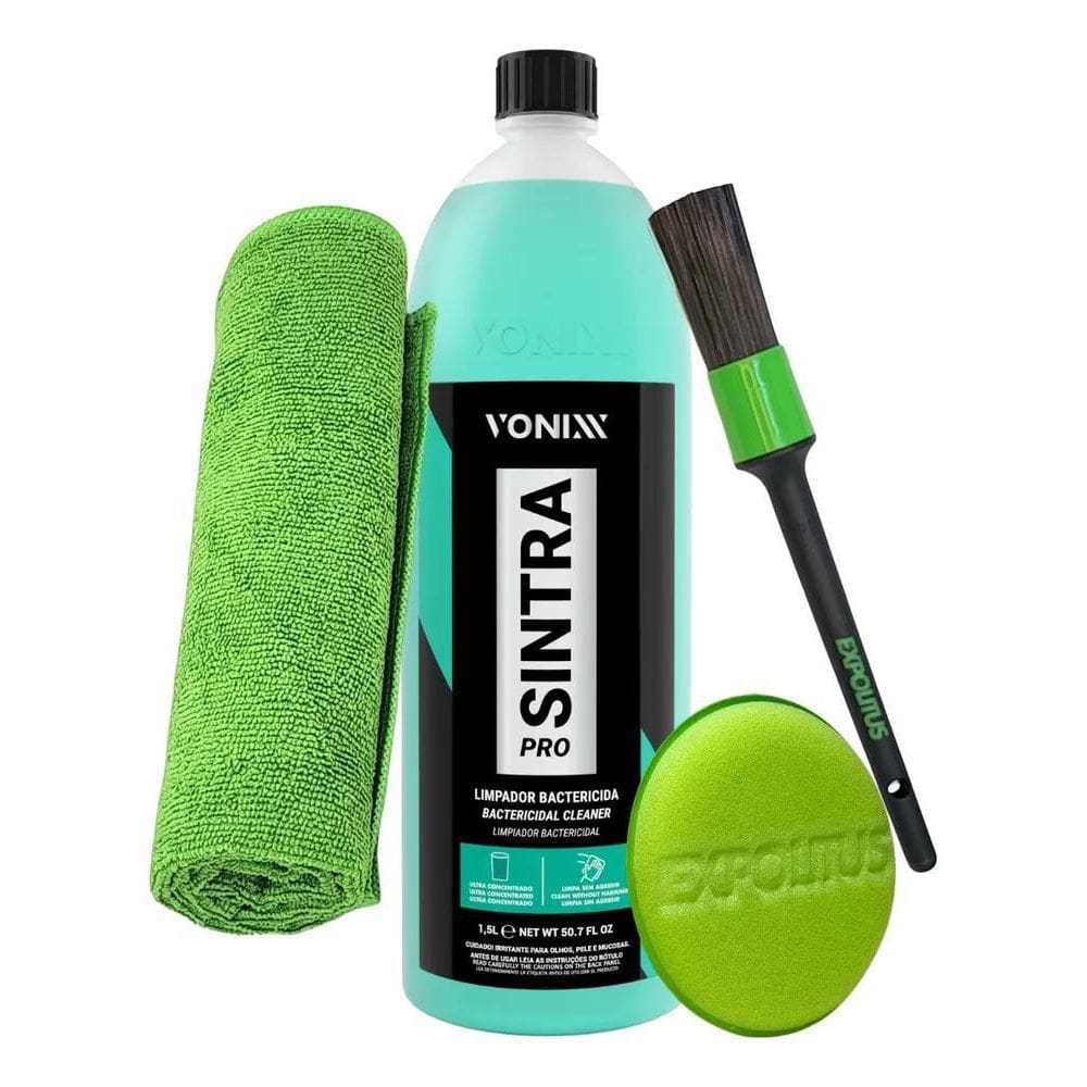 3X Produto Para Limpar Por Dentro Do Carro Sintra Pro Vonixx