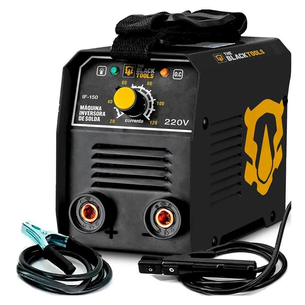 3X Máquina Solda Inversora Mma The Black Tools Preto 50/60Hz