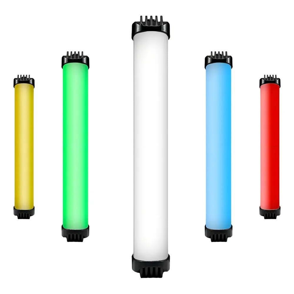 3X Bastão De Luz Rgb Led Com Sensor Ritmico Tomate Mlg-118 E