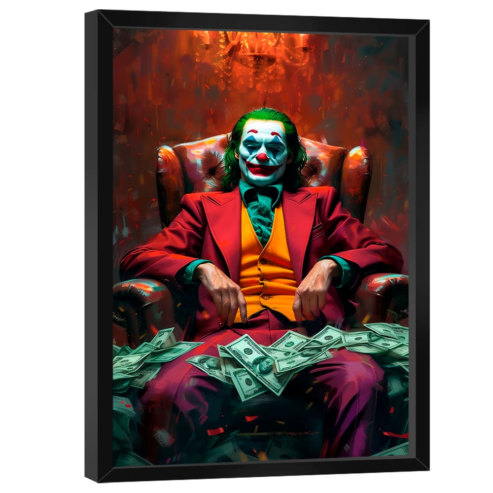 Quadro Decorativo Coringa Money