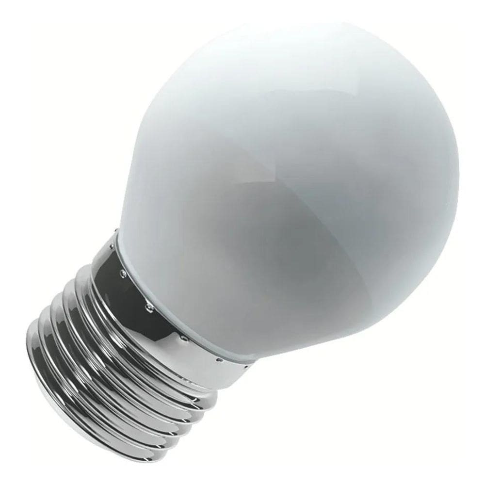 3X Luminatti - Lâmpada Bolinha Led G45 6W 4000K E27