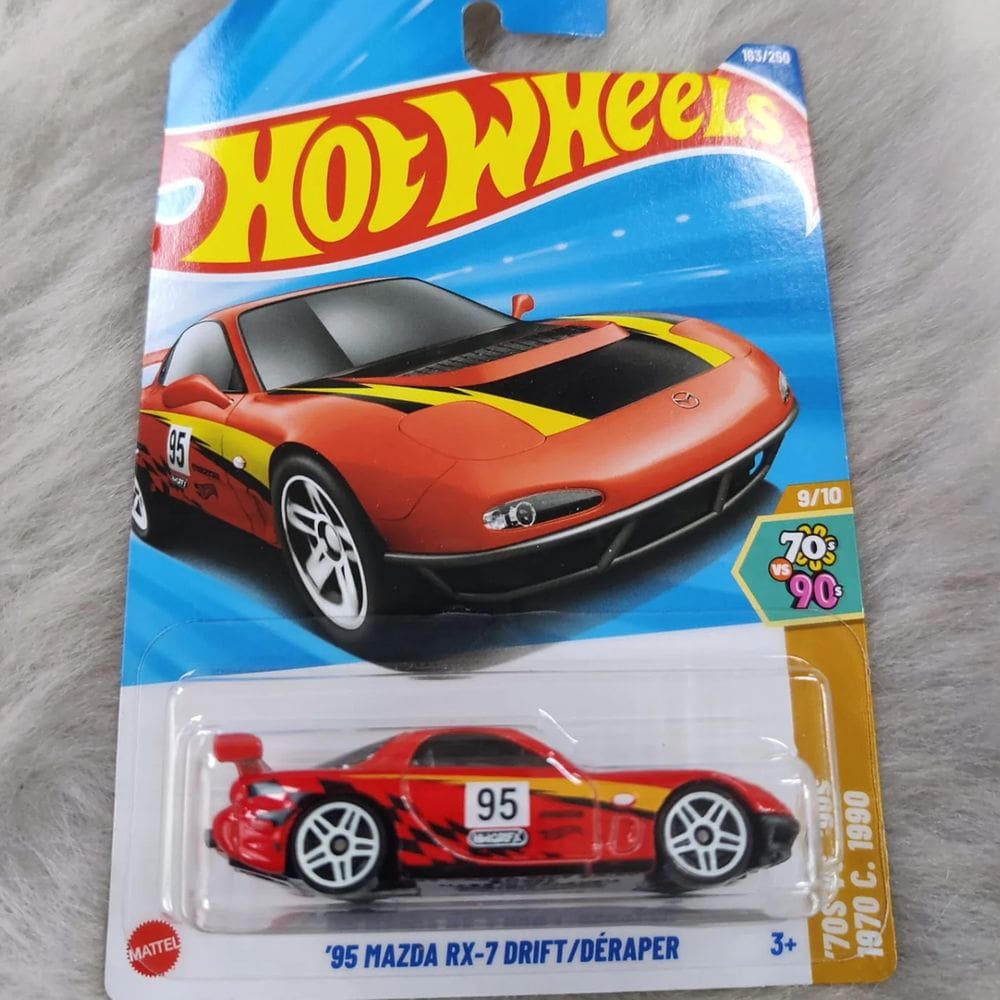 Hot Wheels 1990 `95 Mazda Rx-7 | Casas Bahia