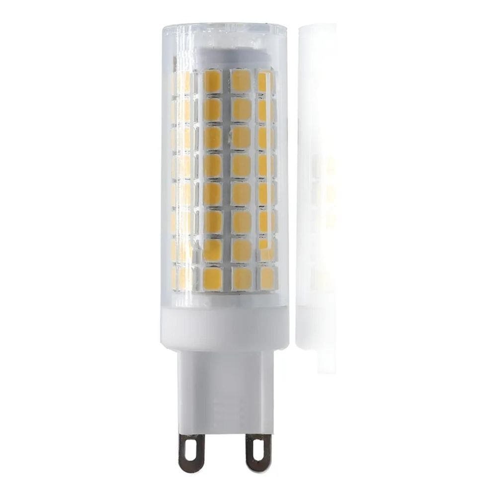 3X Lâmpada Led Halopim G9 7W Lustre Arandela Luz Amarela Bra