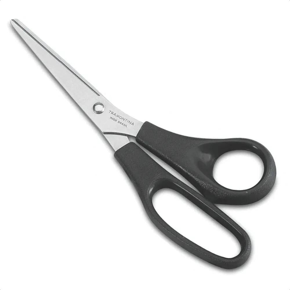 3X Tesoura Tramontina Aço Inox 8 Uso Geral Costura Escritóri