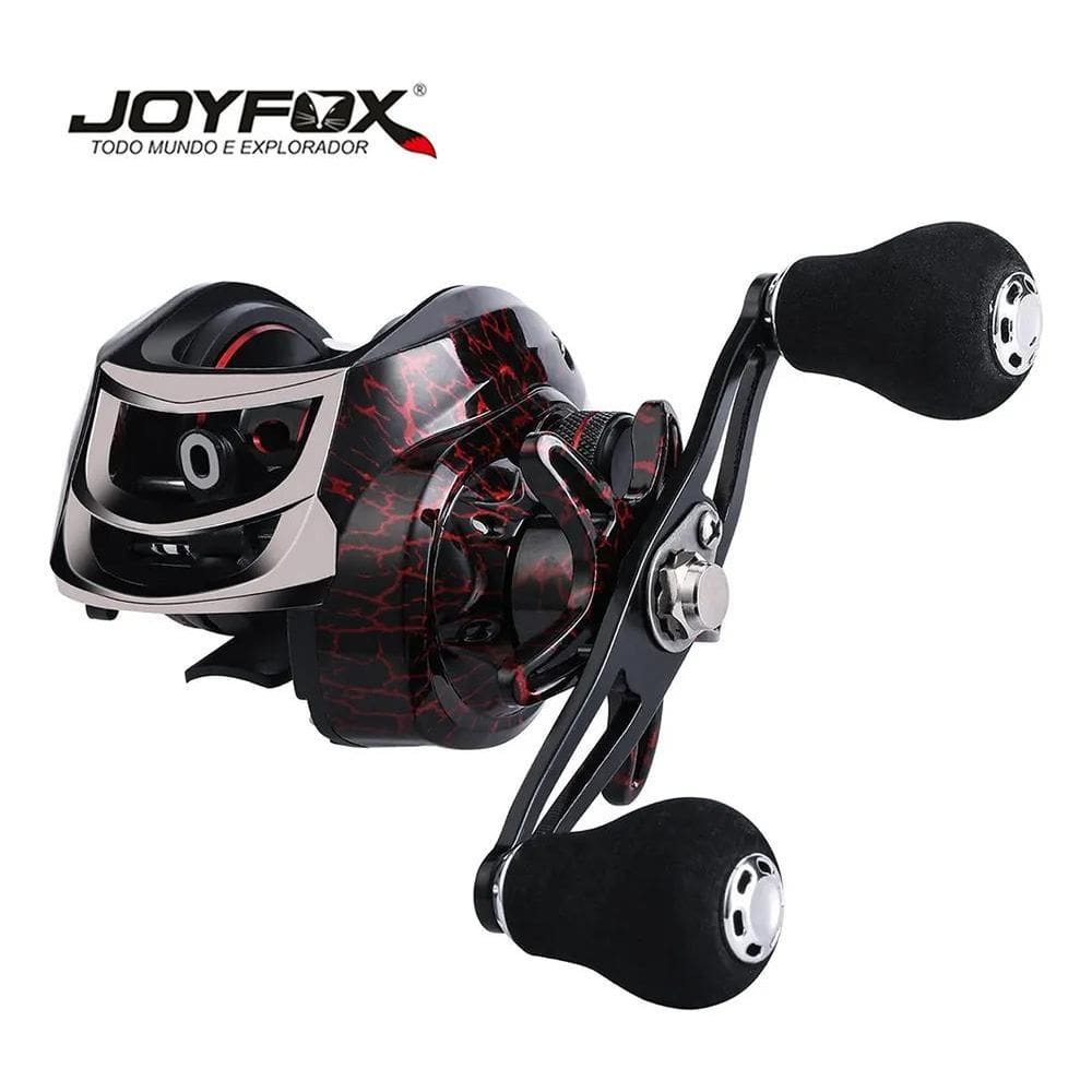 3X Carretilha De Pesca 7.1:1 Joyfox 18 Rolamentos 8Kg Esquer