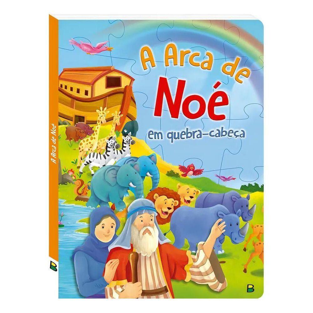 3X Aventuras Bíblicas Em Quebra-Cabeça: A Arca De Noé, De