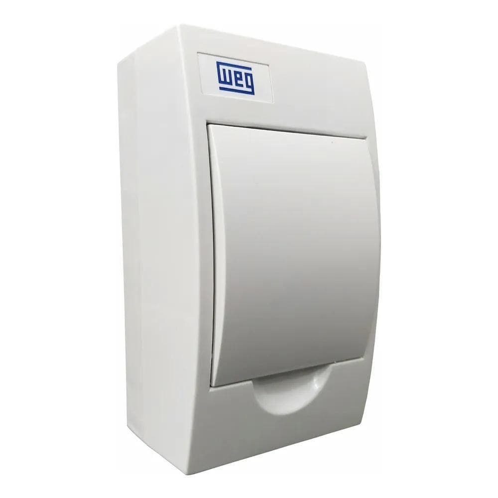 3X Quadro De Distribuição Sobrepor 4 Disjuntores Branco