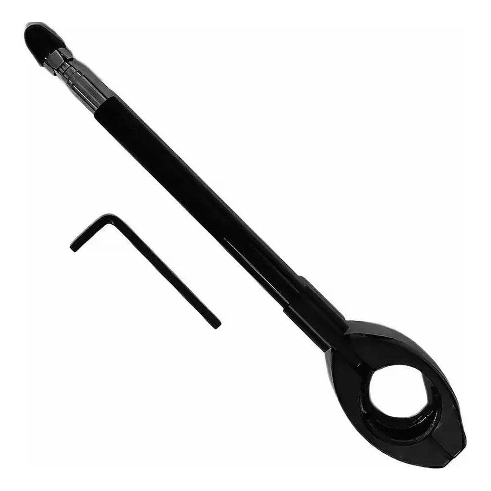 3X Antena Corta Linha Pipa Universal Preto Para Guidão Aço I