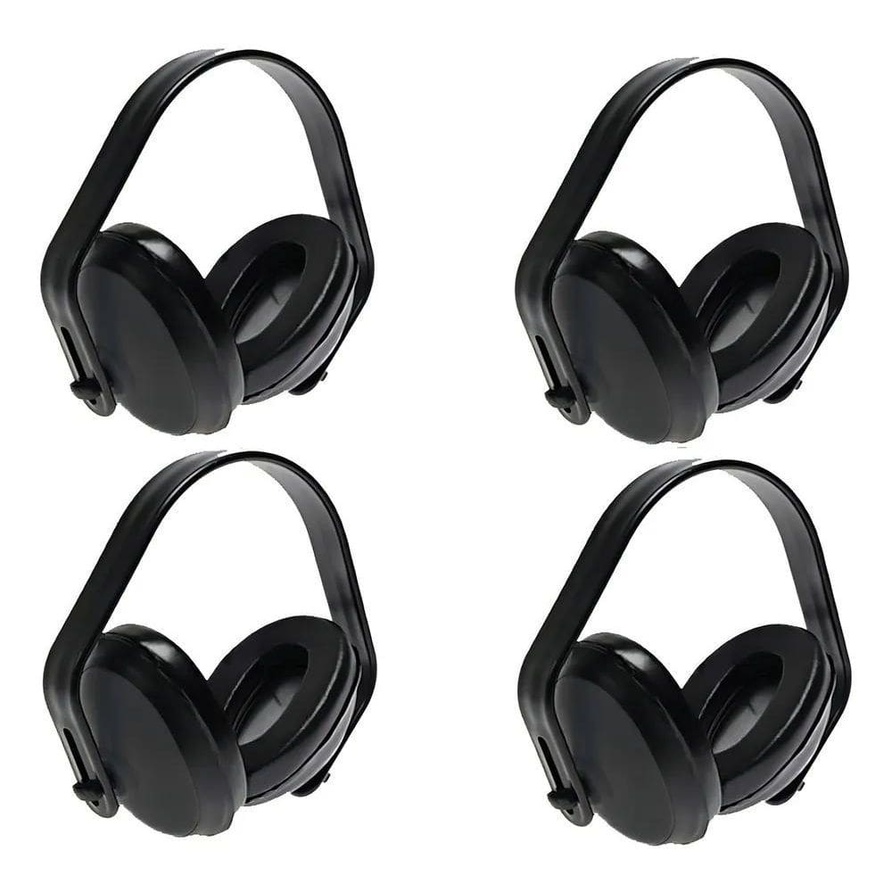 3X Kit 4 Abafador Ruído Tipo Concha Protetor Auricular Ouvid