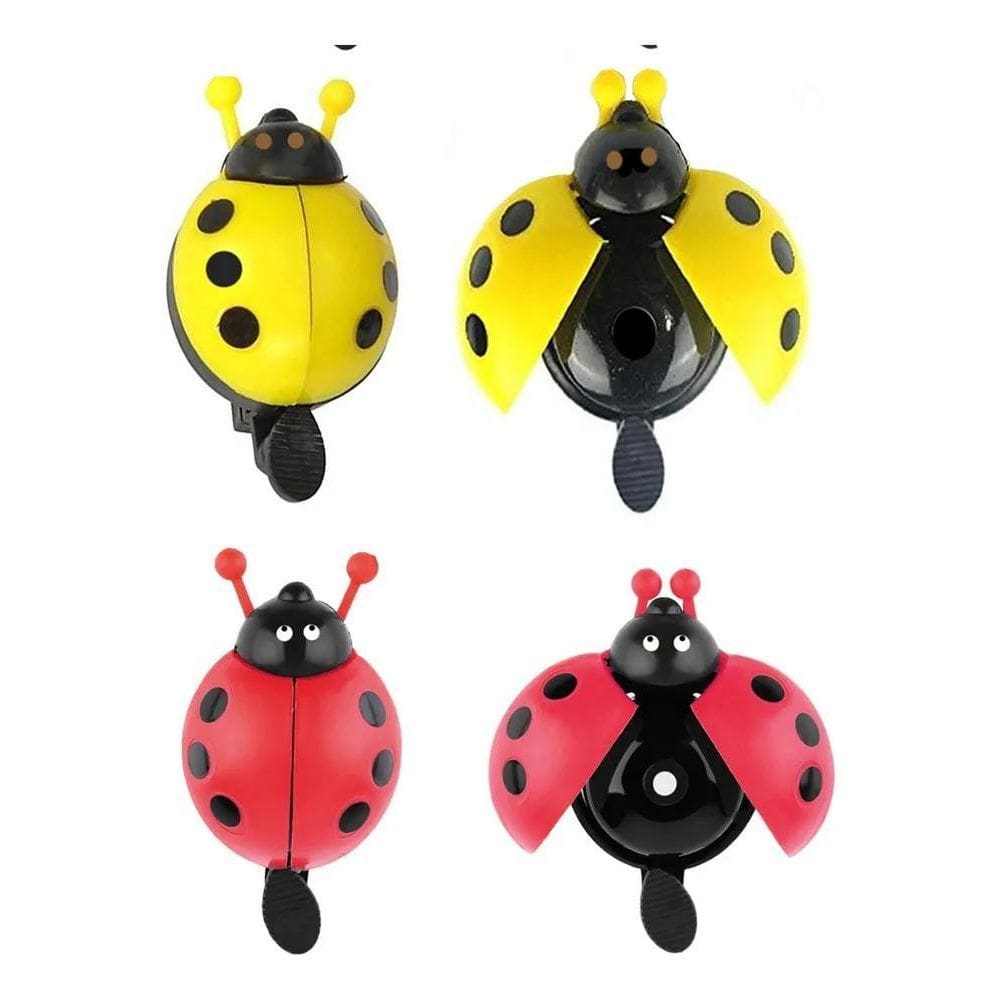 3X Campainha Buzina Sino Bicicleta Infantil Unissex Joaninha