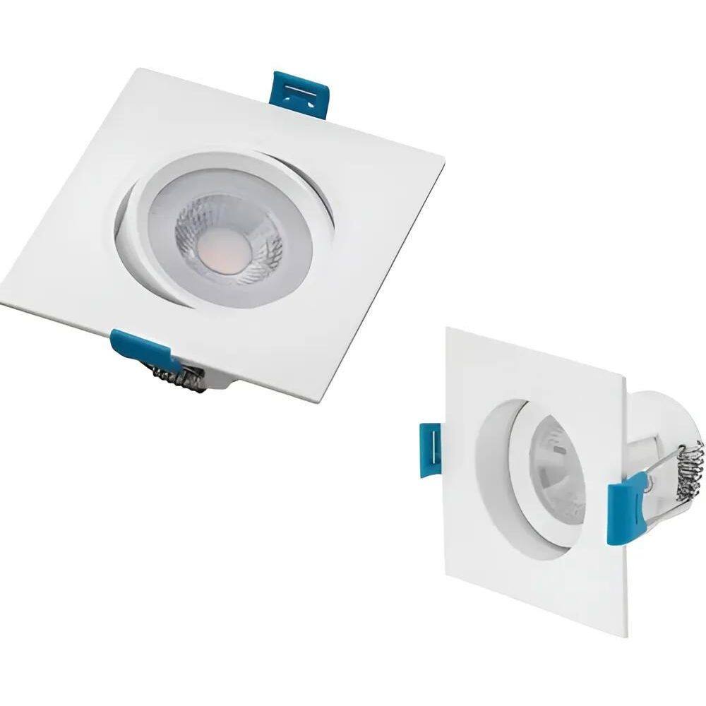 3X Spot Led Embutido Easy Dicroica 4,5W Stella 3000K Sth7915