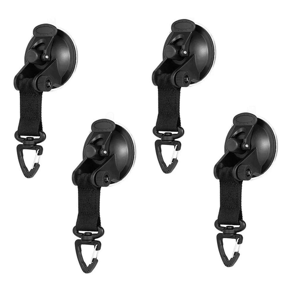 3X 4 Peças Ventosa Multiuso Gancho Fixar Barraca Tenda Campi