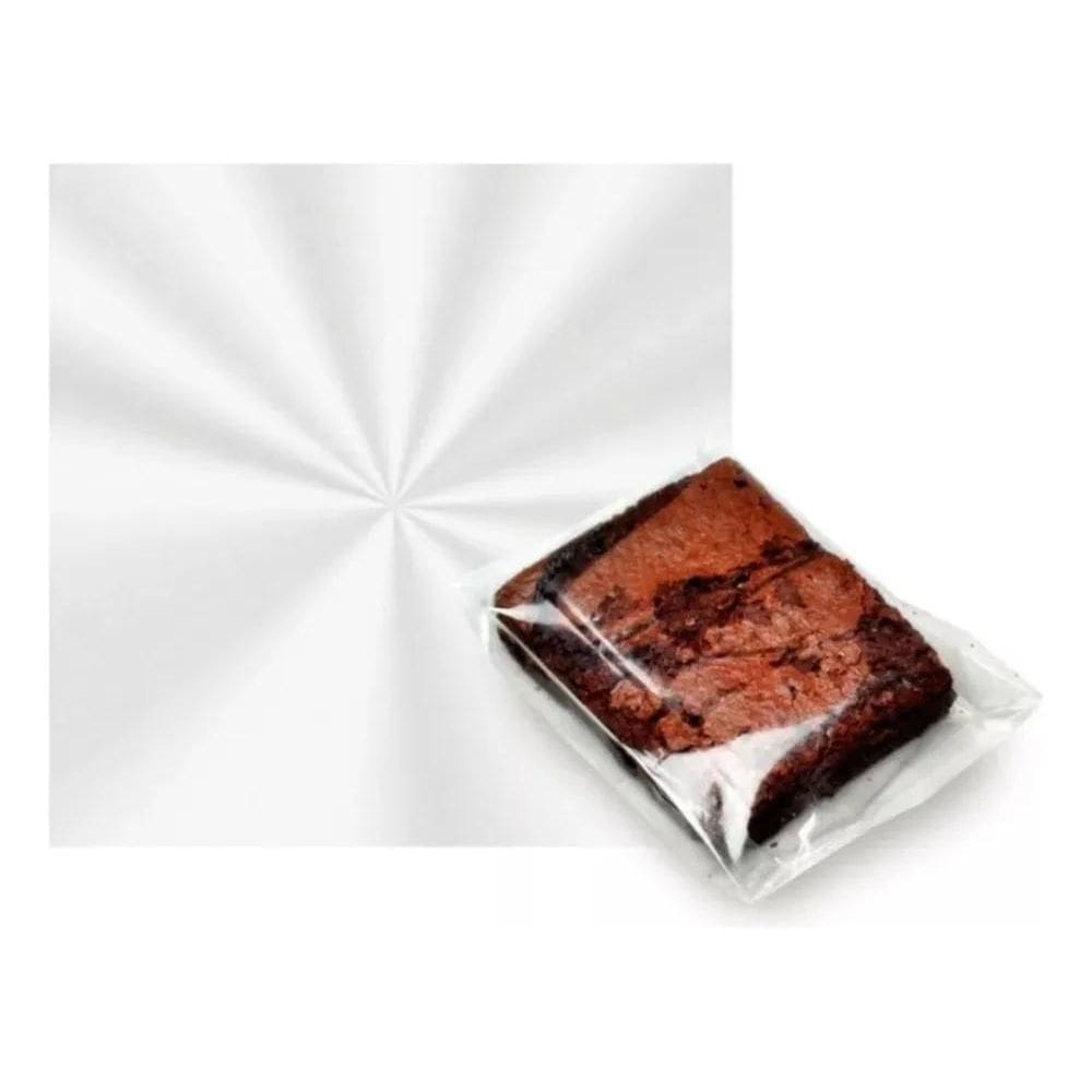 3X 500Unid- Celofane Bopp 20X20 Transparente Para Brownies