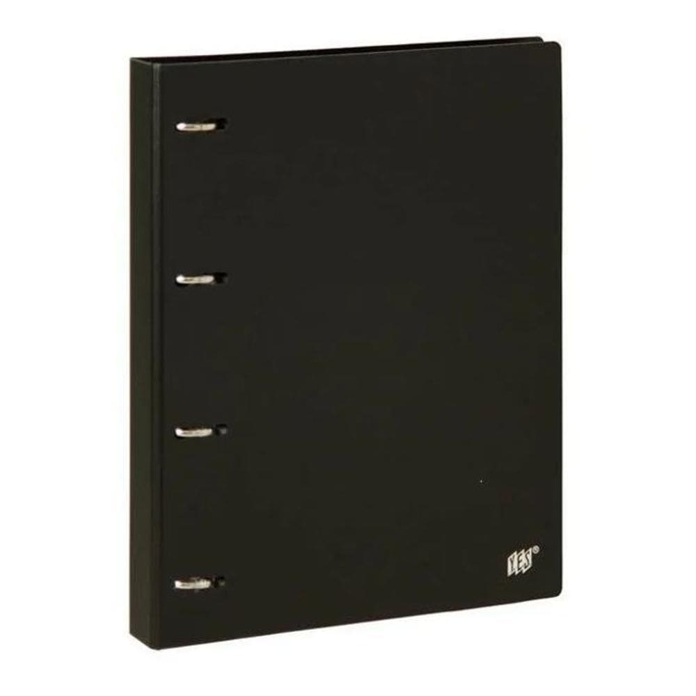 3X Caderno Fichário Argolado A4 Yes Preto