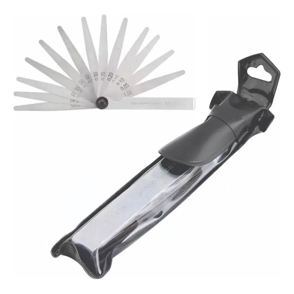 3X Calibre De Folga Mecânico 0,05Mm A1,00 Mm 13 Lâminas Vond