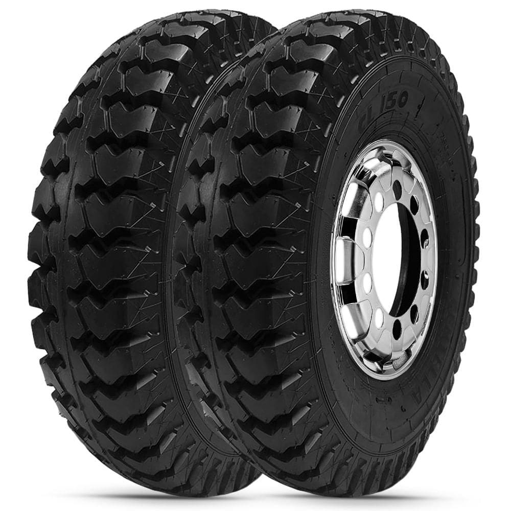 Kit 2 Pneu Aro 16 7.50-16 Centella CL150 124/120M TT 16PR