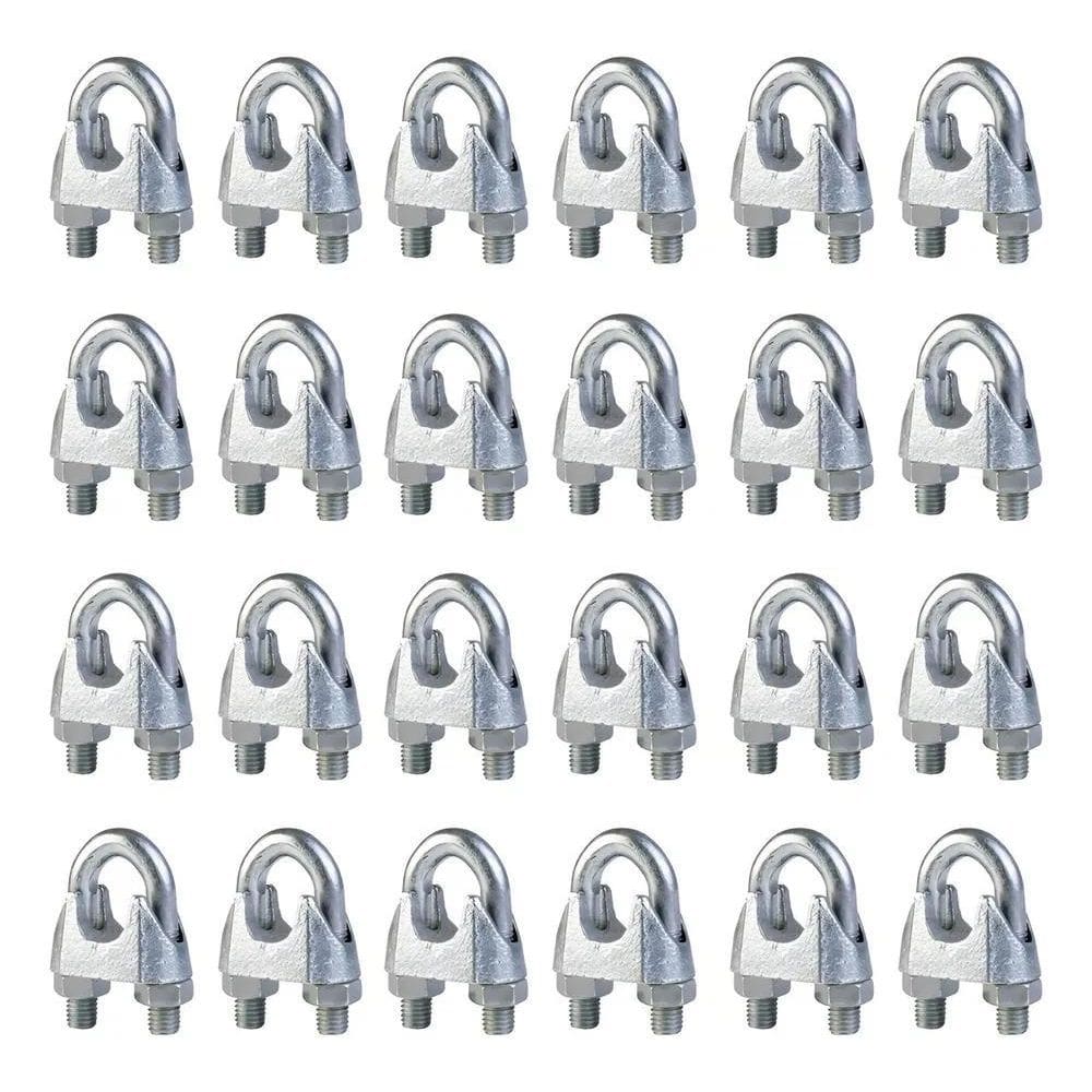 3X 50 Unidades Grampo Para Cabo De Aço Leve 03-1/8 Starfer