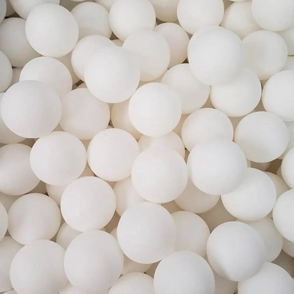 3X Bolinhas De Ping Pong Branca Pacote Com 18 Unidades
