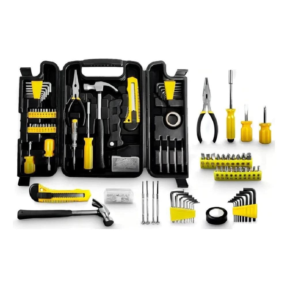 3X Kit De Ferramentas Combinadas Titanium 05456 Do 200 Peças