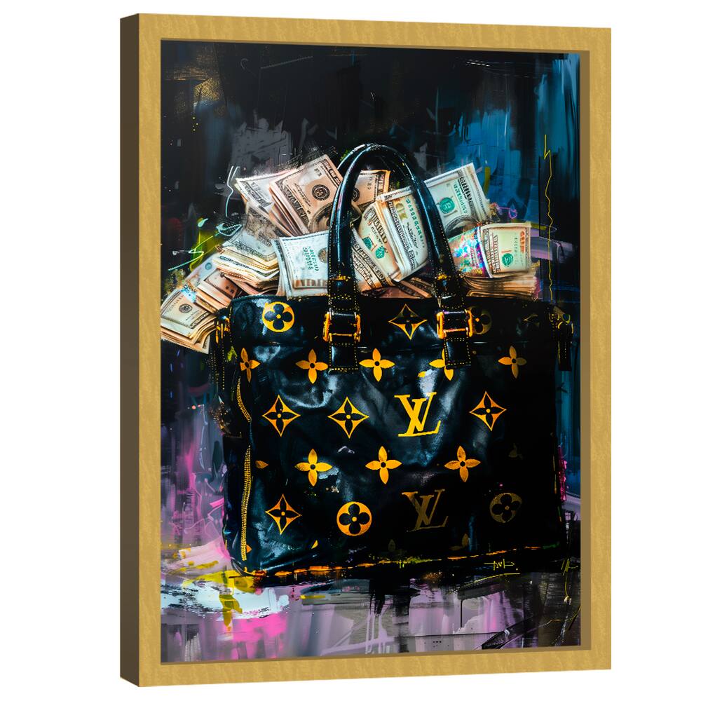 Quadro Decorativo Bolsa de Dinheiro