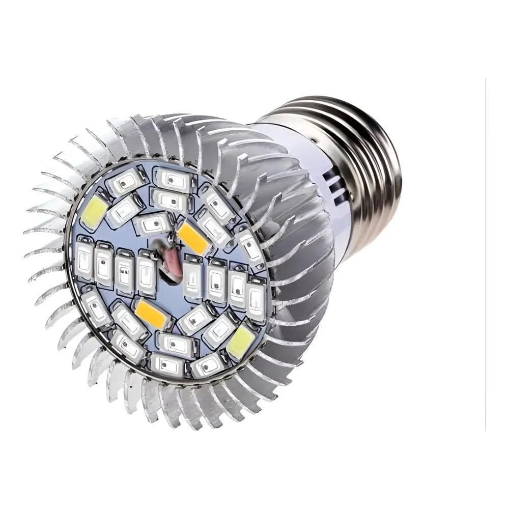 3X Lampada Led Grow 28W - E27 - Full Spectrum Cultivo Indoor