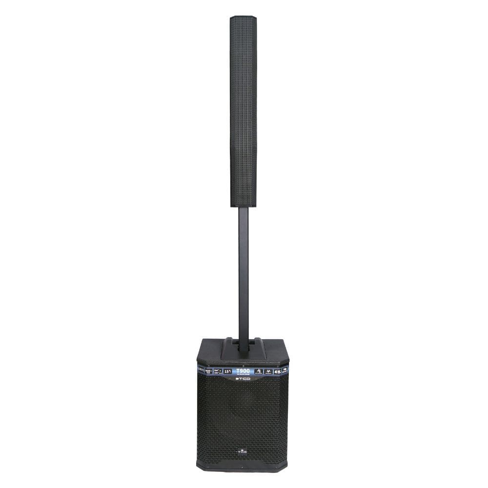 Sistema PA Ativo TCD T900 - Sub 15” + Coluna 900W Bluetooth