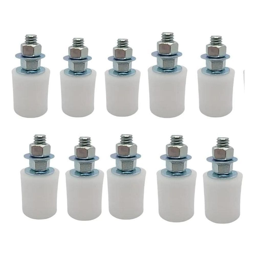 3X Guia Rolete 30 X 35 Para Portao De Correr  10 Pçs