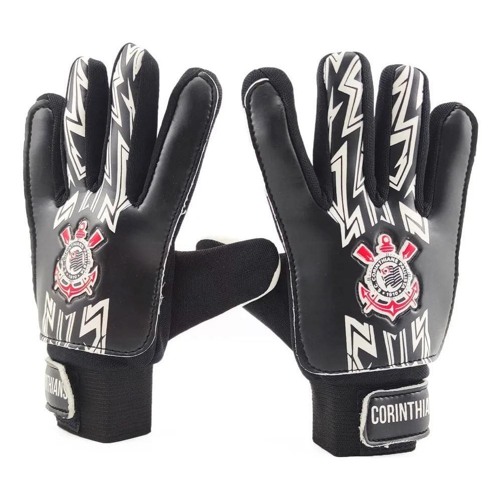 3X Luva De Goleiro Infantil Criança Corinthians - Treino