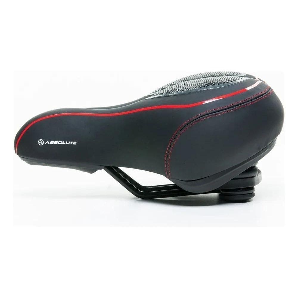 3X Selim Absolute Com Gel Elastômero Super Confortável Bike