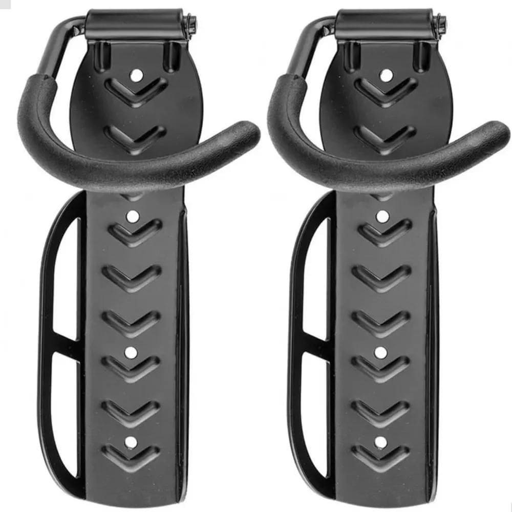3X 2X Suporte Bicicleta Parede Pendurar Vertical Com Gancho