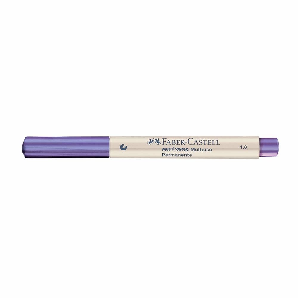 Marcador perman Multimark 1.0mm Violeta Met Faber-Castell