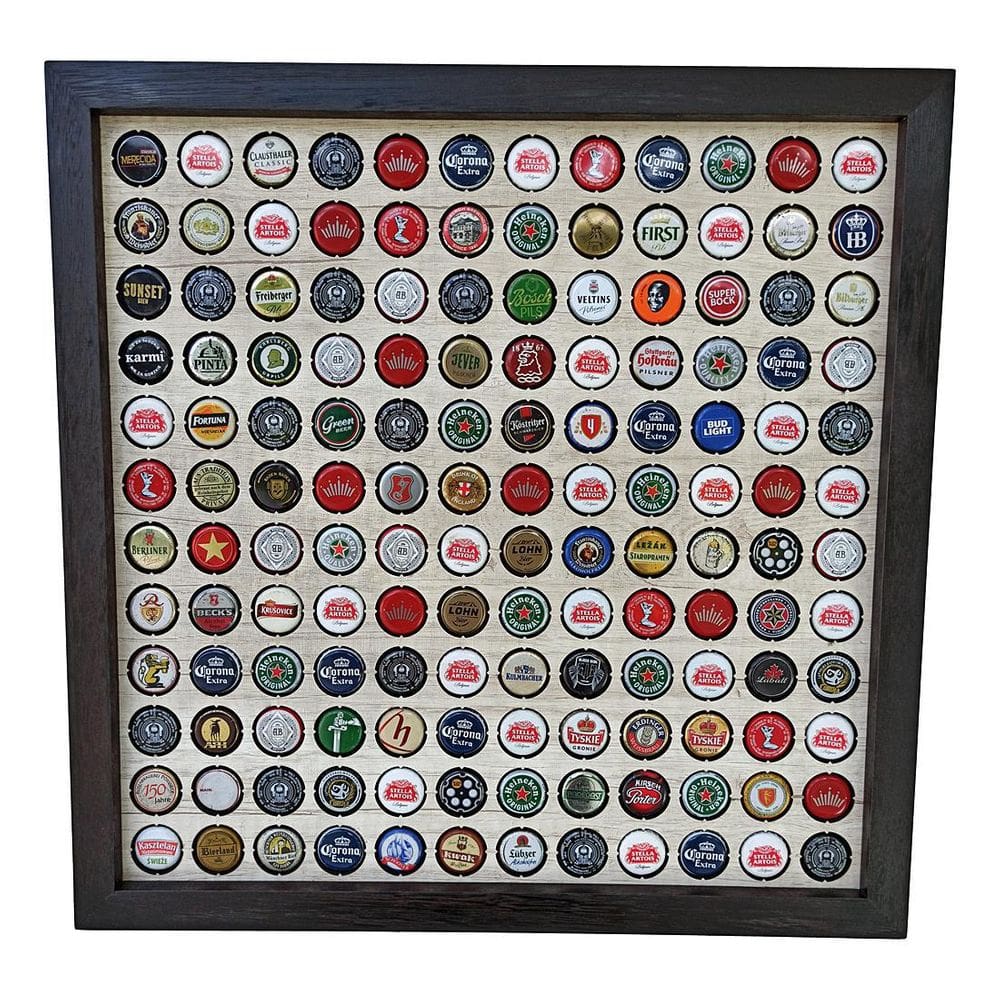 Quadro Decorativo De Porta Tampinhas Presente Master 144Un B