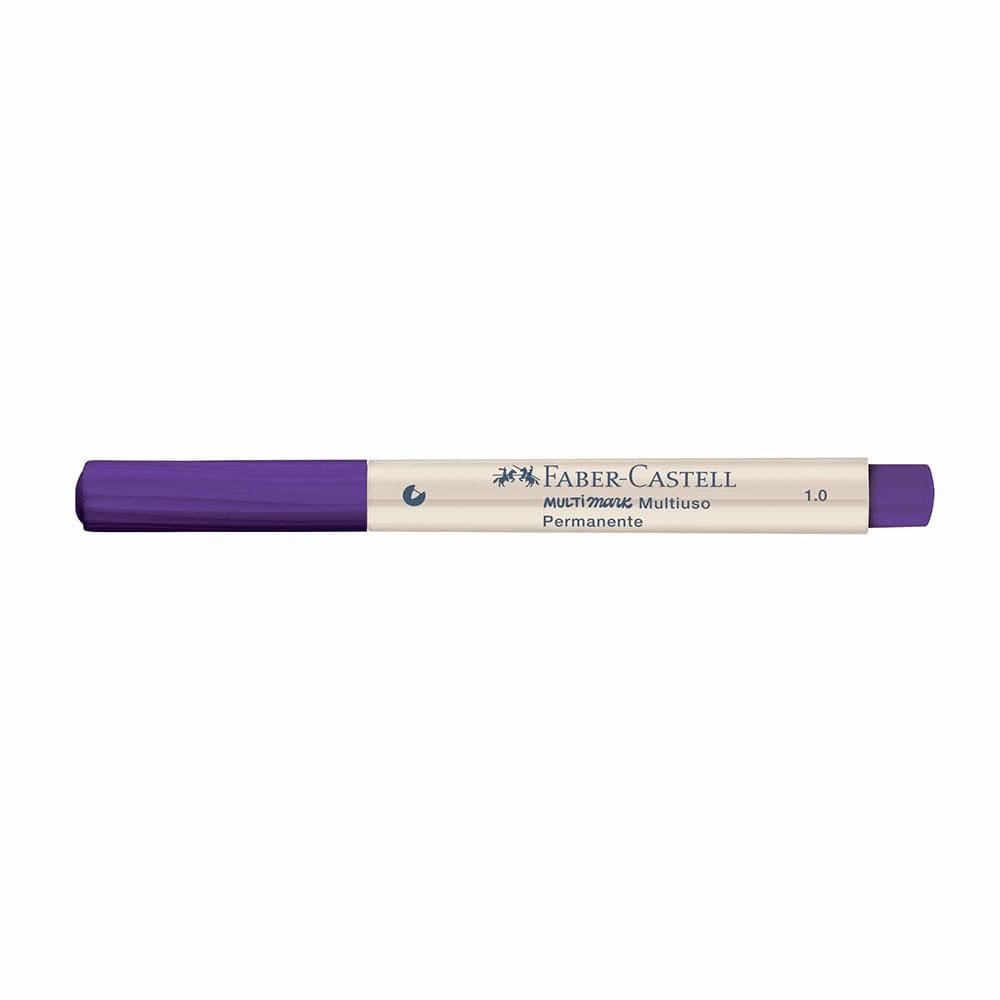 Marcador permanente Multimark 1.0mm Roxo Faber-Castell