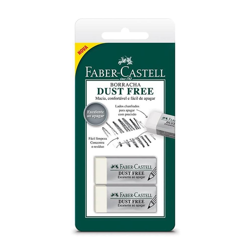 Borracha Dust Free 187137 DUST c/ 2 unid Faber-Castell