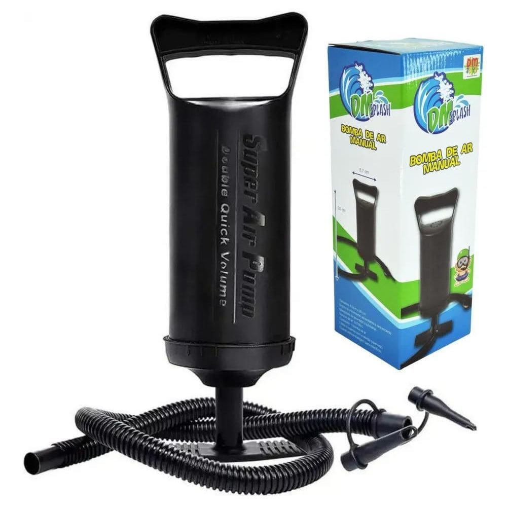 3X Bomba De Ar Para Encher Piscina Colchão Boia Inflavel Cor