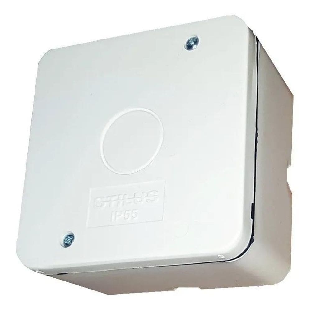 3X 6 Caixas Plásticas De Sobrepor Para Câmera De Segurança