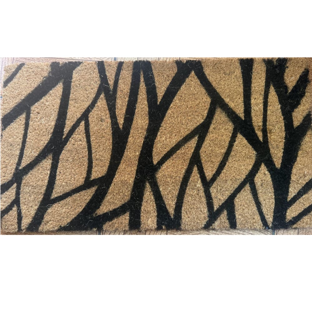 Tapete Fibra de Coco 33X60 Cm Estampado Capacho