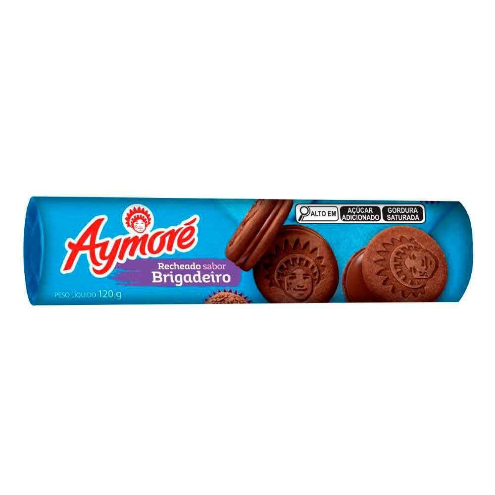 Biscoito Recheado Aymoré Sabor Brigadeiro com 120g