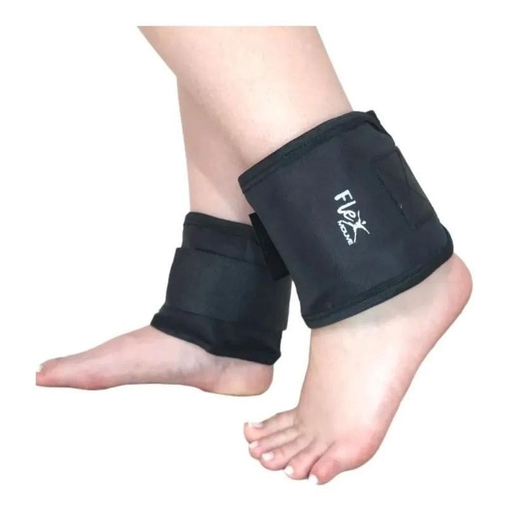 3X Kit Caneleira Peso Tornozeleira 1Kg 2Kg 3Kg Treinar Perna