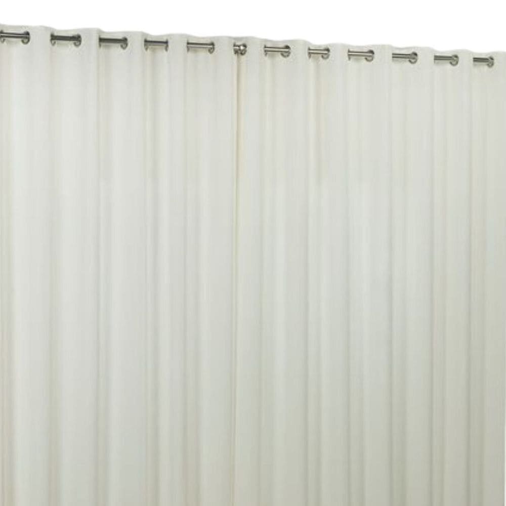 Cortina Linho Duplex Elegância 2,80 X 1,80 Marfim