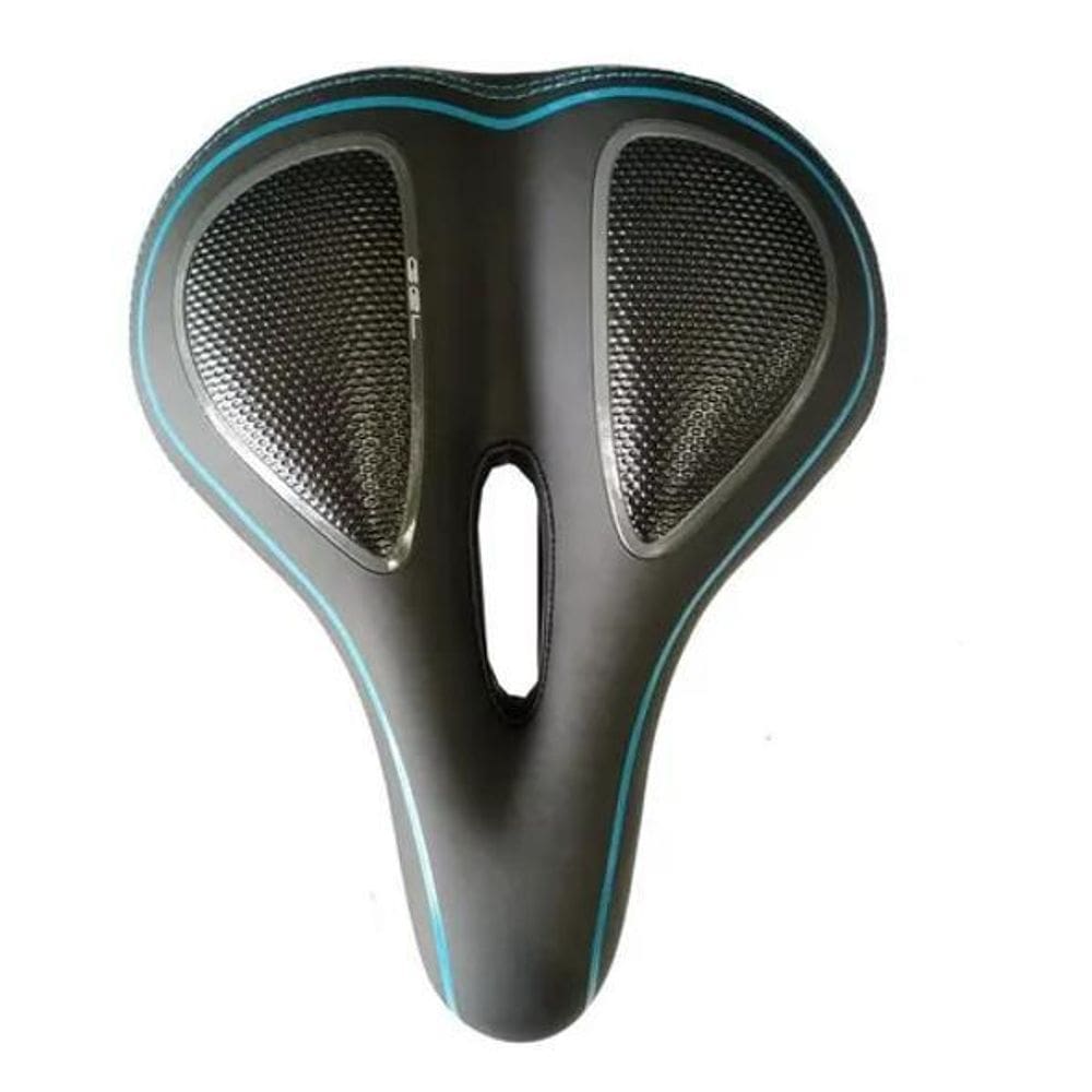 3X Selim Absolute Com Gel Elastômero Super Confortável Bike