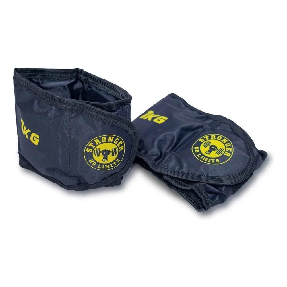 3X Par Caneleira Tornozeleira Peso Profissional 1Kg Be Stron