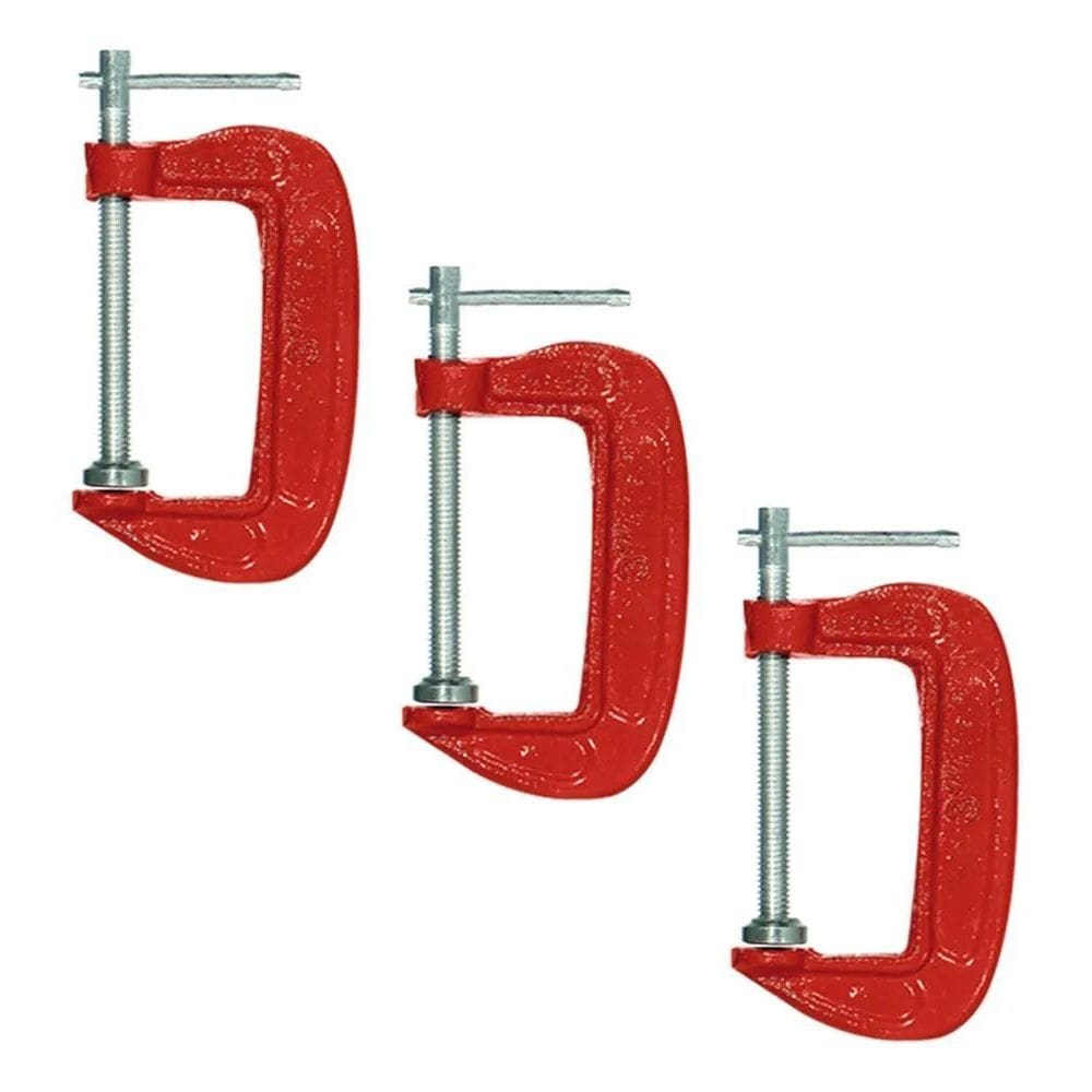 3X Grampo Tipo C Sargento 3 Unidades 3 Polegadas 100Mm