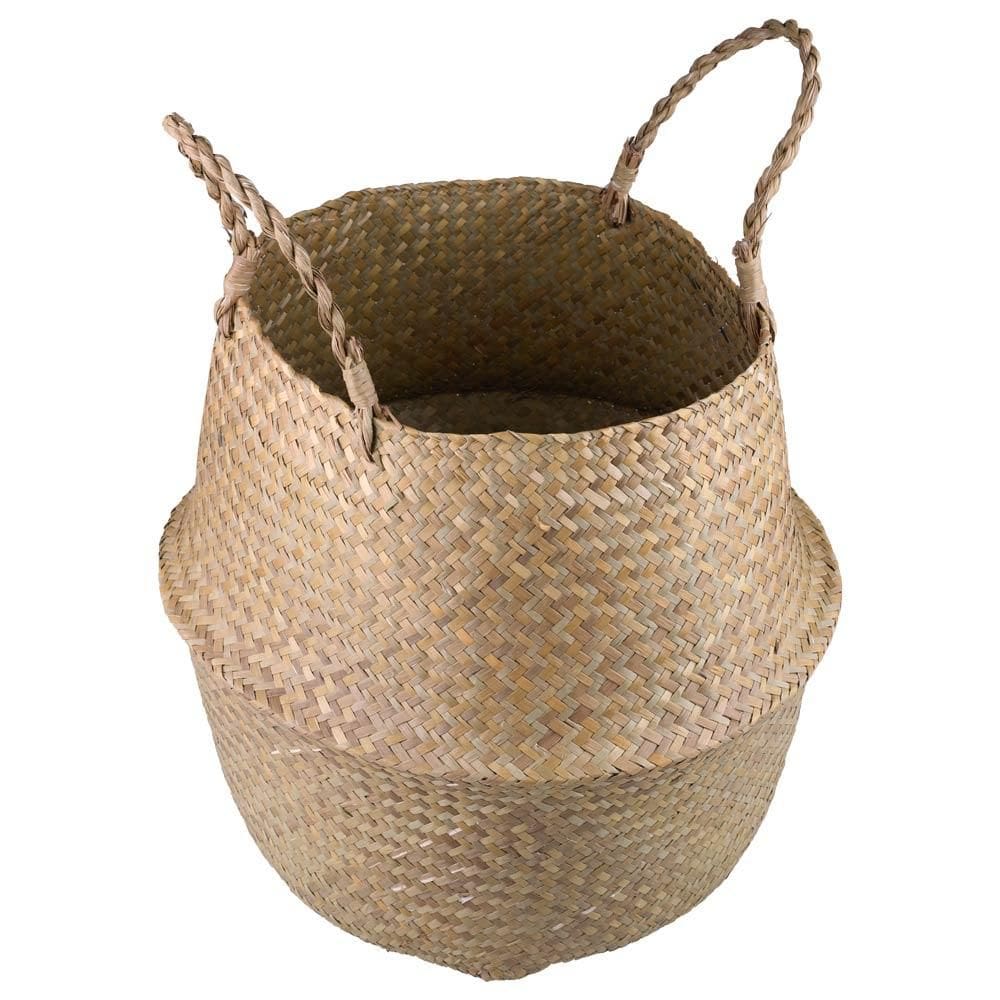 Cesto Redondo 35cm com Alças Fibra Natural Dilla Cazza