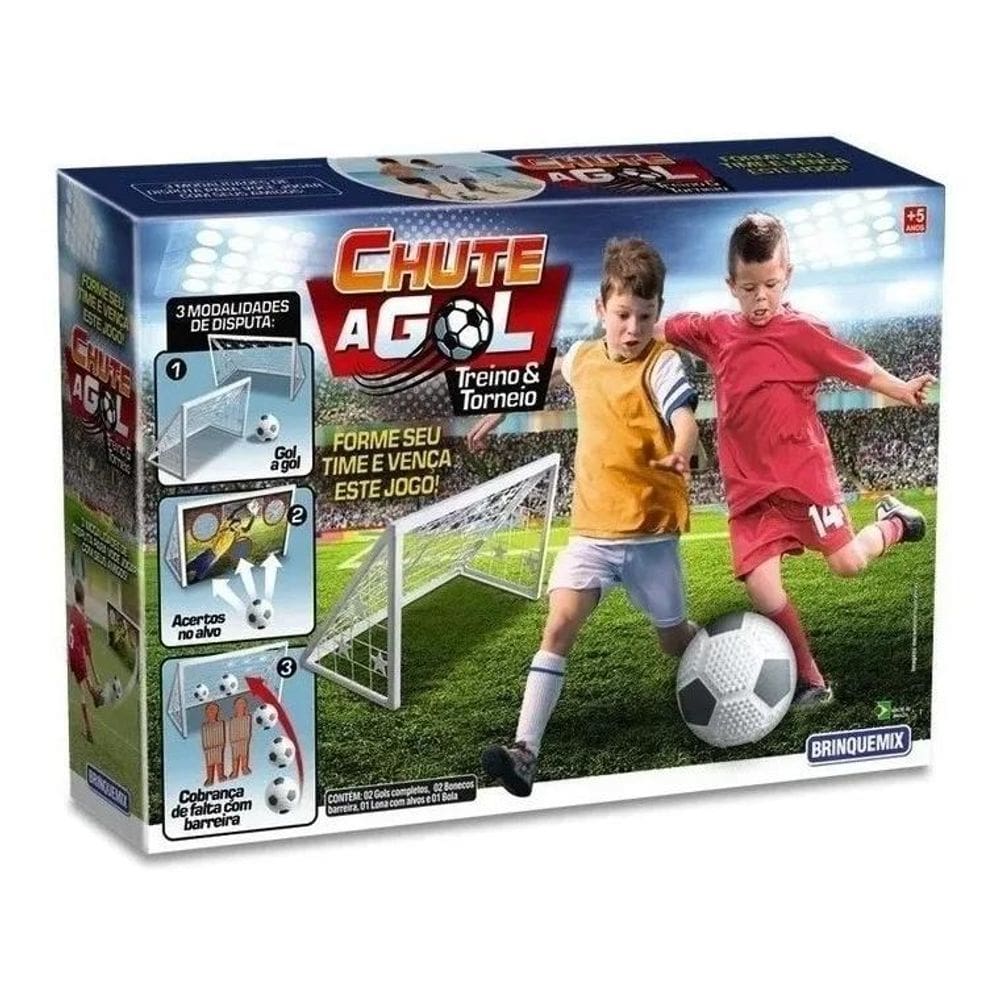 3X Kit 2 Mini Traves Infantil + 1 Bola De Futebol + 2 Barrei