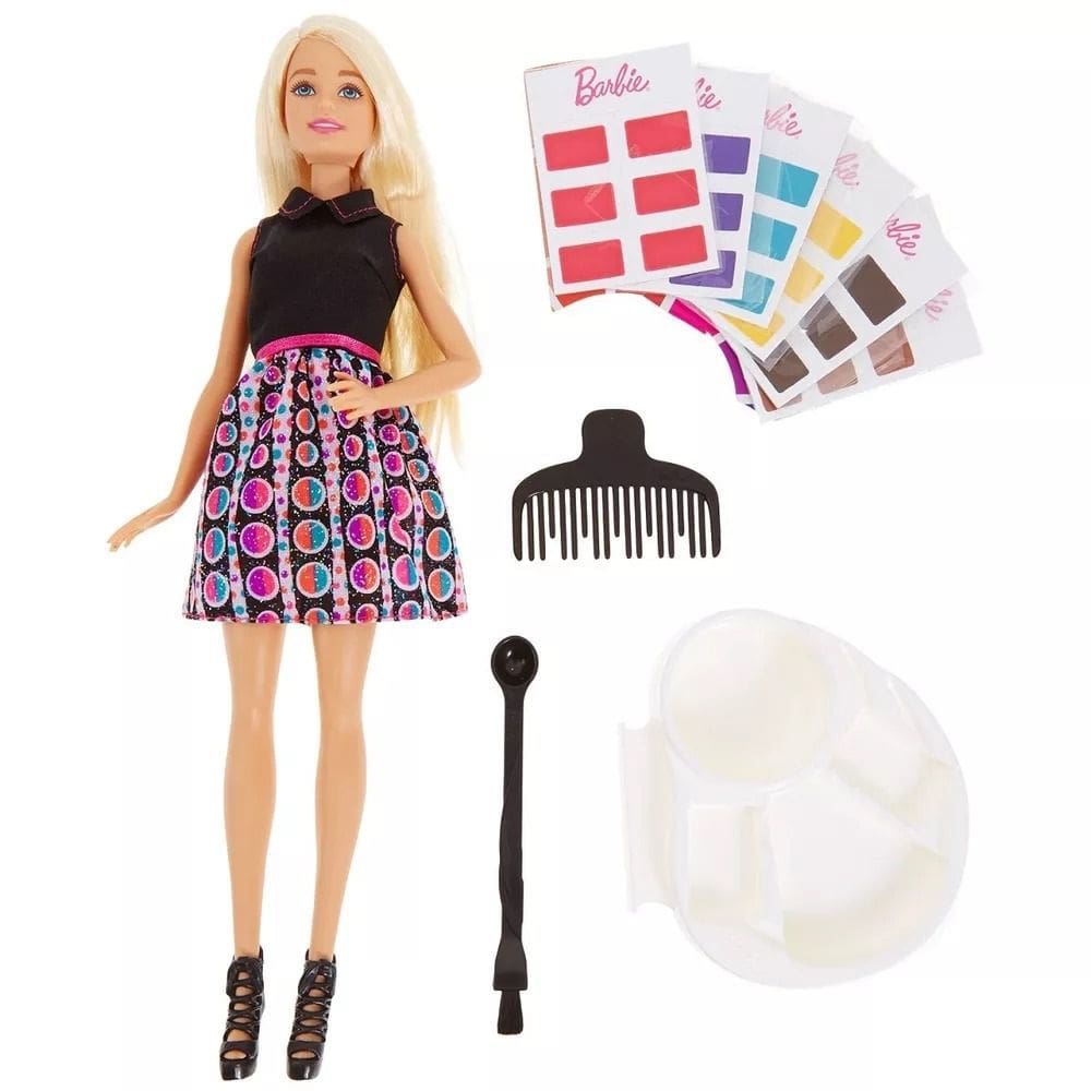 Boneca Barbie Mix `n Color Salão De Cores Mattel Dhl90